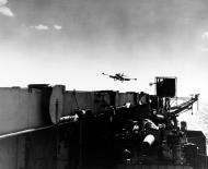 Asisbiz Grumman F9F 2 Panther of VF 112 comes in for a landing during operations off Korea 19th Oct 1950 80 G 420960