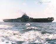 Asisbiz USS Randolph (CV 15) Admiral A Burke was assigned to First Carrier Task Force Pacific from Mar 1944 to May 1945 NH 124509