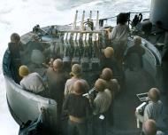 Asisbiz USS Ranger (CV 4) anti aircraft gun on alert during the North African landings Nov 1942 80 G 30334
