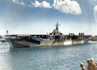 Asisbiz USS Ranger (CV 4) as she lies at anchor at Pearl Harbor Hawaii 01
