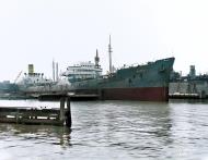 Asisbiz SS Markay at Baltimore Maryland on 26th June 1941 just before conversion into USS Suwannee (AO 33 later CVE 27) 02