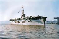 Asisbiz USS Suwannee (CVE 27) after repairs from the Kamikaze attacks of Oct 1944 in Puget Sound Navy Yard 26th Jan 1945 01