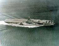 Asisbiz USS Ticonderoga (CV 14) starboard beam view 14th July 1944 NH 92241