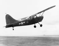 Asisbiz Convair OY 1 Grasshopper taking off from USS White Plains (CVE 66) on 18th June 1944 80 G 384094