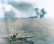 Asisbiz USS White Plains (CVE 66) during Battle of Samar 1944 01
